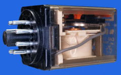 TE Connectivity (TE) Schrack 8 pin Relay CAD 11A10/110 to 120 VAC Coil DPDT NEW