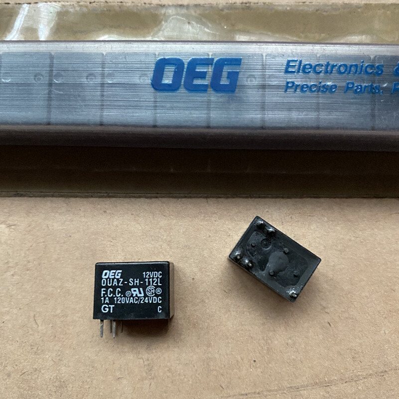 10Pcs TYCO OUAZ-SH-112L 12VDC 1A Automotive Relay 5 Pins