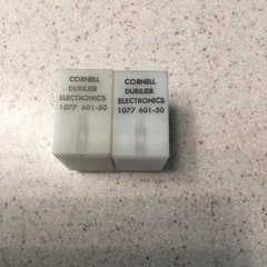 VTG! Lot Of 2 Cornell Dubilier Electronics 601-50 CDE 1077, Relay 944 NOS