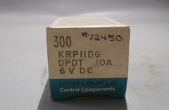 NEW POTTER BRUMFIELD KRP11DG RELAY 6V 6VDC