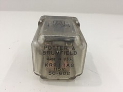 (1) Potter & Brumfield KRP-11AG-24 DPDT 10A 24V 8 Pin Octal Relay