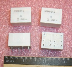 QTY (5) FBR562ND12-N FUJITSU 12V HIGH POWER TWIN AUTOMOTIVE RELAYS 30A 1-POLE X2