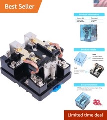 Powerful 80A DPDT Relay, JQX-62F-2Z, DC 24V, 8 Terminals for Easy Setup