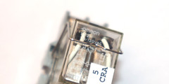 (Lot of 5) OMRON LY2 8-Pin Relay With IDEC SH2B-05 Relay Socket Base