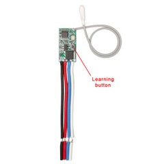 DC 3.6V 5V 9V 12V 24V Wireless Micro Receiver Relay Switch RF AB Remote Control