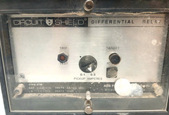 ABB POWER CIRCUIT SHIELD DIFFERENTIAL RELAY TYPE 87M CAT NO 219M2573 48/125 VDC