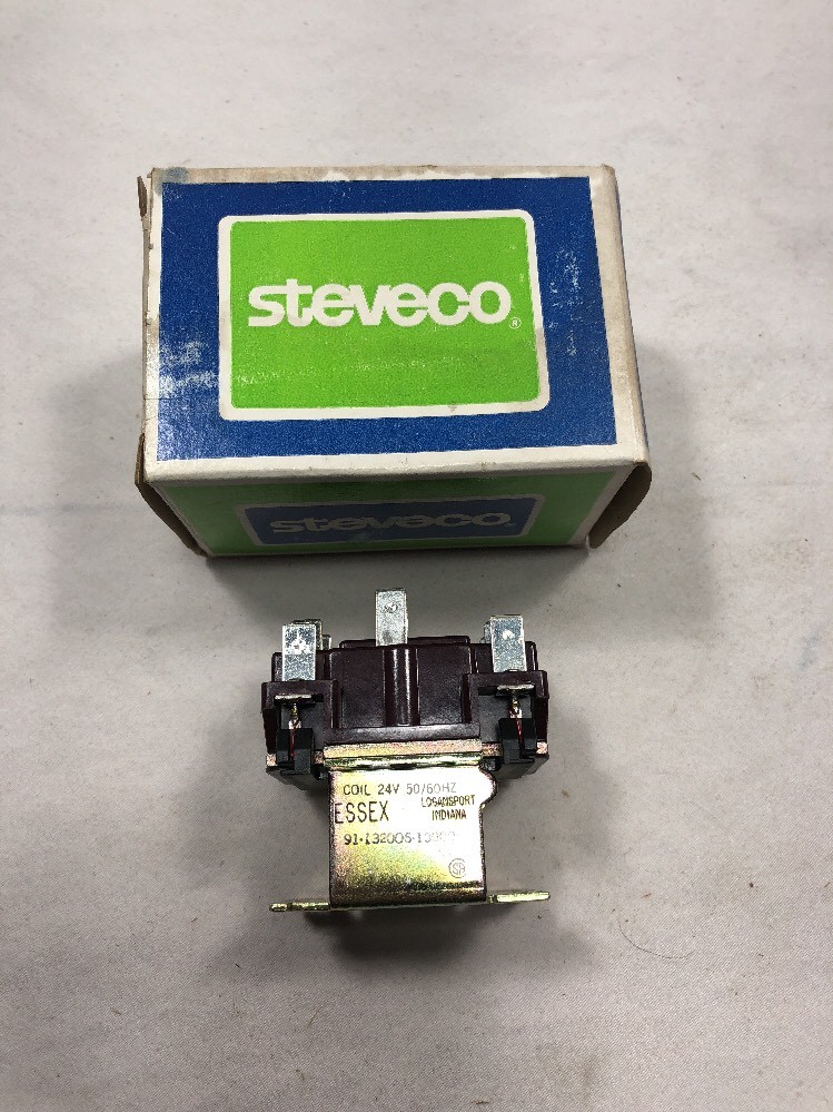 Lot of 3 Steveco RBM 90-340 Two Pole Double Throw Relay
