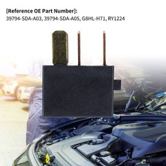 2 Pack 4 Prong AC Power Relay Assembly for Honda Accord Civic CR-V Odyssey MDX T