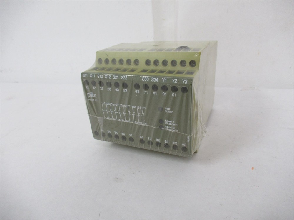 250103 New-No Box; Pilz PNOZ 10 Safety Relay 110VAC 6NO 4NC