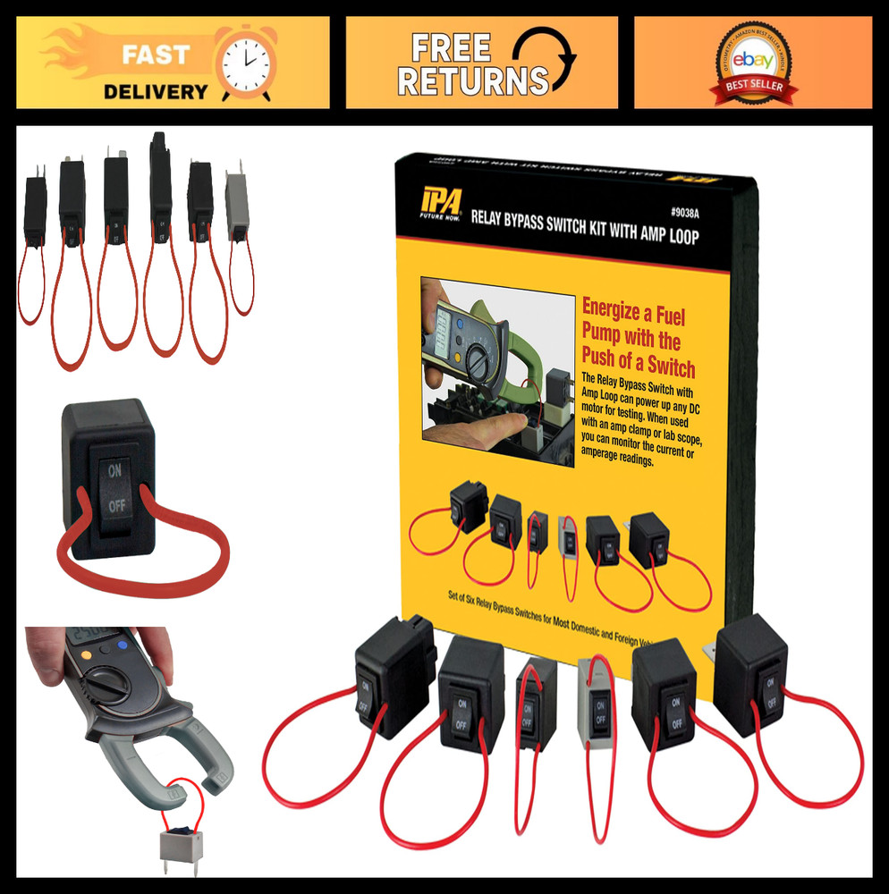 Relay Bypass Switch Kit with Amp Loop – Innovative Automotive Accessory, Easy In