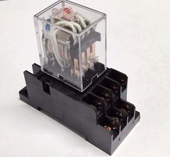 Relay MY4N-J MY4N MY4 220V 240V 220VAC COIL with socket base PYF14A