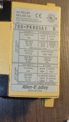 ALLEN BRADLEY AC RELAY 700-PK800A1 SER. D 110/120V NEW NO BOX LOC J1