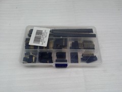 Glarks 112Pcs 2.54mm Male and Female Pin Connector Assortment Kit, 100pcs Sta…