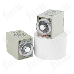 AH3-3 Power On Delay Timer Time Relay 1S~60M DPDT 8 Pins AC 110V 220V 380V