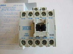 Mitsubishi SRD-N5CX Contactor Relay 3P with Aux Coil DC36V NEW! Free 2 Day FedEx