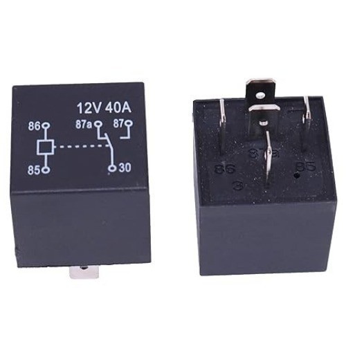 12V 5 Terminal 40A Relay 086-1201-00 for Mowers ZT CZ Item Package Quantity: 2