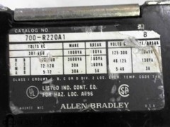 Allen Bradley Electrically Held Relay 700-R220A1 Ser B