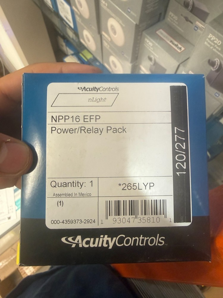NEW LITHONIA nLIGHT NPP16 EFP 16A POWER RELAY PACK 120/277V LIGHTING CONTROL