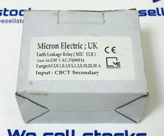 MICRON ELECTRIC Earth Leakage Relay