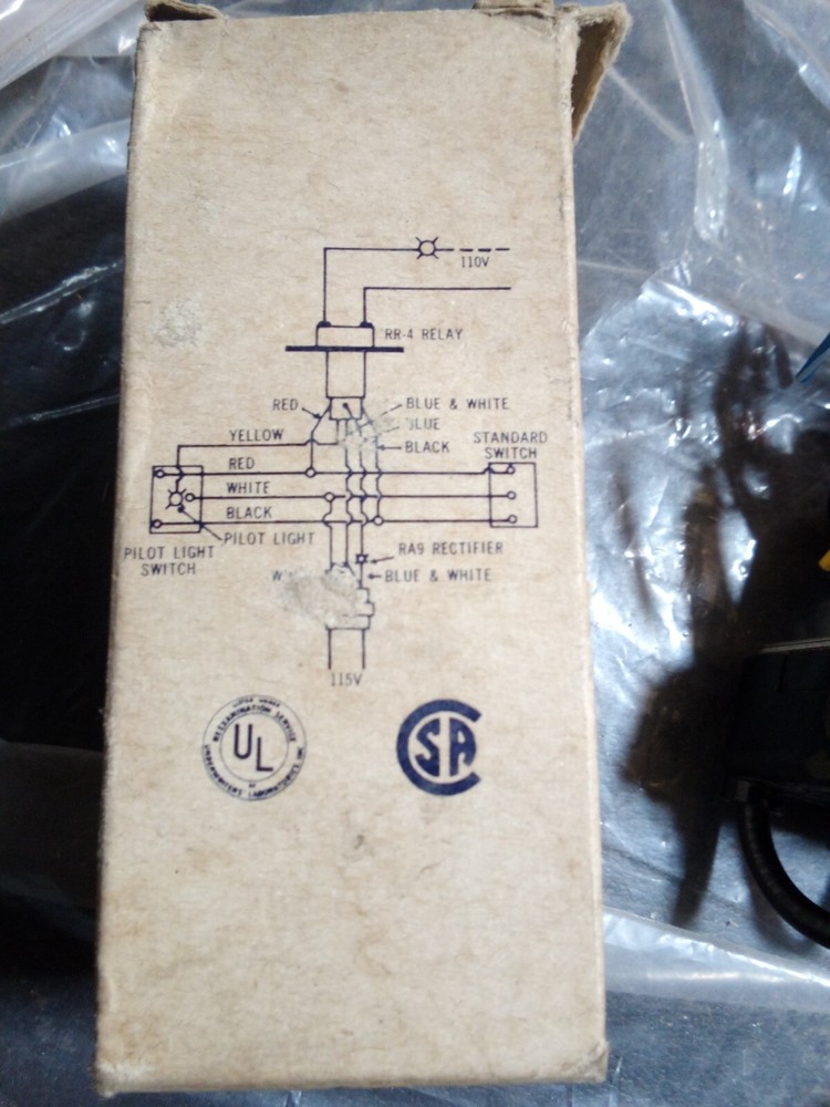 General Electric RR-4 Remote Control Relay NEW!