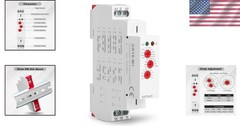 Time Relay 12V 10 Functions Delay Off On Off Timing DIN Rail Mount