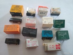 Sortiment mit 10x MINI-RELAIS 6-12-24V MIX sehr klein ca. 10x20mm +/-5mm K68