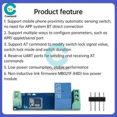 DC 5V 1 Channel Relay Module Bluetooth Proximity Switch Module Auto Senser US