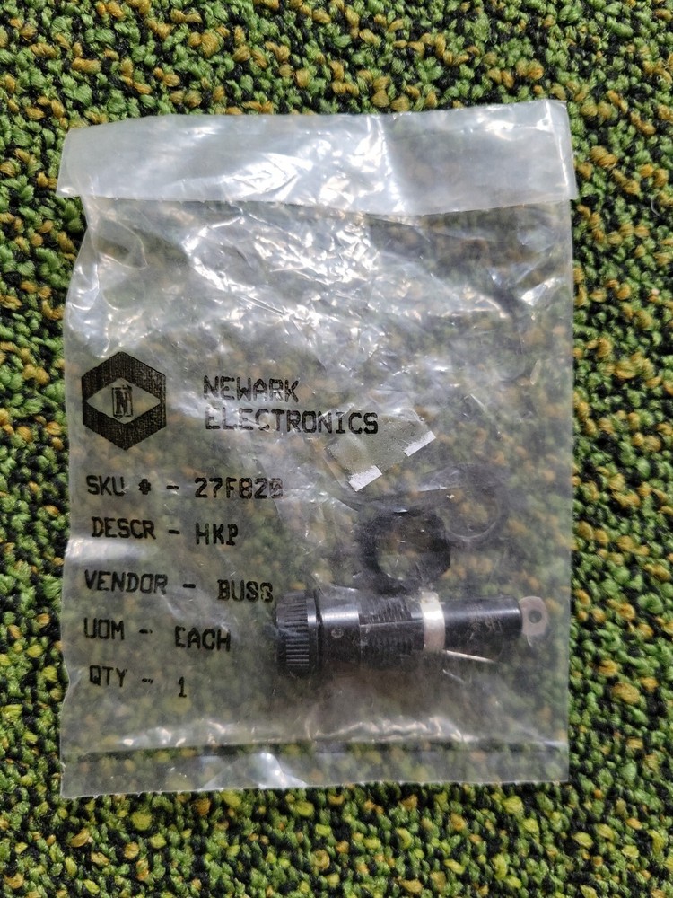 Newark Electronics HKP Sku# 27F820 Buss NOS!