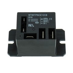 NT90-DC12V-10X Power Relay DC 12V Coil 12 VDC 30A 40A SPDT(1NO 1NC) with Flange
