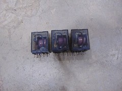 Lot of 3 Fuji DC24V Relay Electric HH52PU D0X27