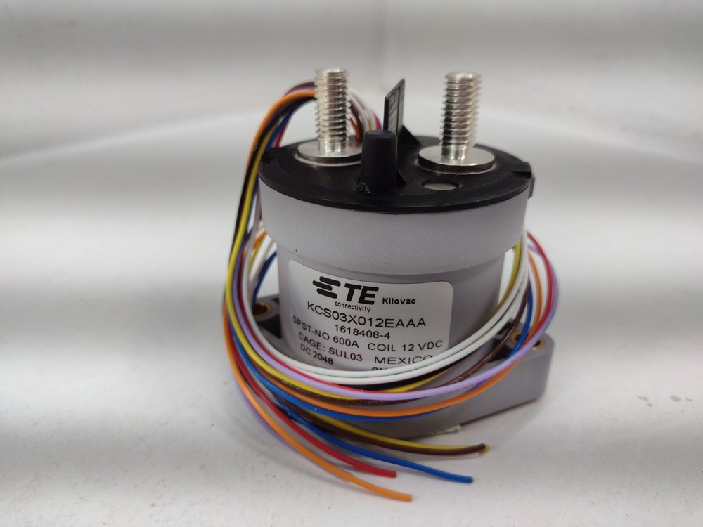 TE Connectivity KCS03X012EAAA Kilovac Relay Contactor, 600 Amp, 12VDC Coil