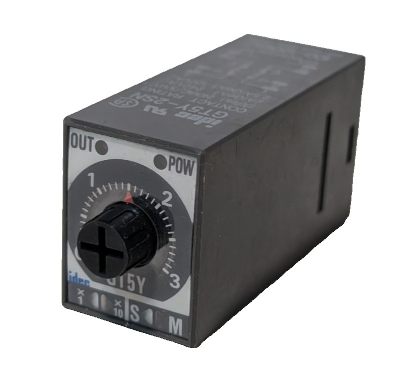 IDEC GT5Y-2SN compact plug-in analog timer on-delay relay, 100-120VAC