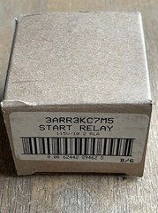GENERAL ELECTRIC 3ARR3KC7M5 START RELAY 115V NEW