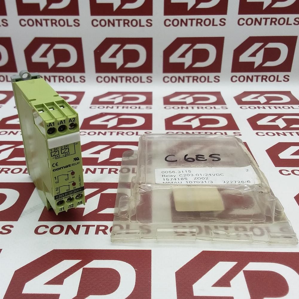 C203.01/UC24V | Comat | Relay, 5A, 250VAC, 24VDC Coil, Opened
