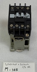 SPRECHER+SCHUH CS3C-22E- 20A CONTROL RELAY 110 VDC COIL