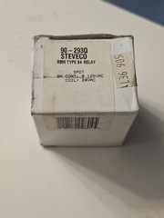 STEVECO WHITE-RODGERS RBM TYPE 84 RELAY 90-293Q