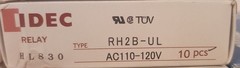 IDEC RH2B-UL AC110/120V 50/60Hz Relay 10A 8PIN