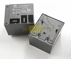 2pcs 12V HJQ-15F-1-S-H 12VDC TIANBO Relay 4Pins