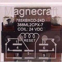 Schneider Electric 785XBXCD-24D Square Base Relay DPDT, 300V 16A, 24VDC Coil