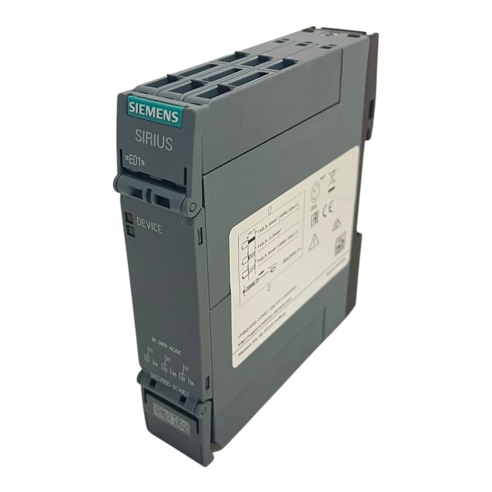Siemens SIRIUS Relay 3RQ2000-2CW01 Relay From Siemens For Industry