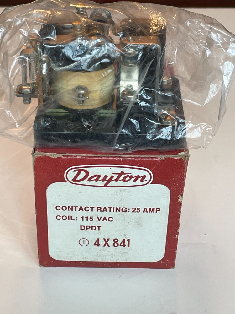 New Dayton 4X841 General Purpose Power Relay Surface Mounted
