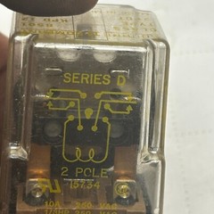SQUARE D CLASS 8501 RELAY TYPE KPD12 2PDT 24VDC SERIES D 2 POLE 8501KPD12V53 ⭐