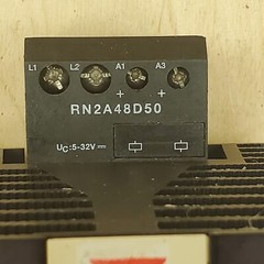 Carlo Gavazzi RN2A48D50 Solid State Relay Rated to 50 Amps w/ 5-32V DC Coil