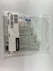 Relay Slim + Socket/Base (5VDC COIL) DIN-Rail 1-Pole 6A NO/NC Omega/Altech HF41F