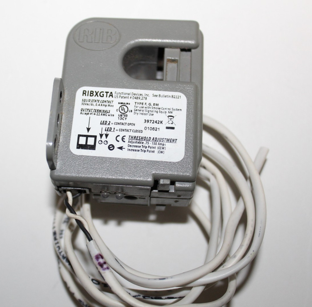 Functional Devices RIBXGTA Split-Core Current Sensing Relay