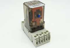 2x Socket Relay SCHRACK RN 301024 Plug-In Relay 24V DC 3W 5A 11-poil Socket Z345