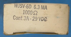 ALLIED CONTROL RELAY WJSV-6D-6.3MADC 29V 3AMP