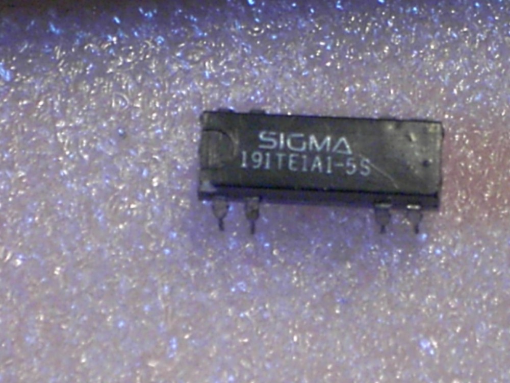 Relay, SIGMA 191TE1A-5S 5VDC Coil 500 MA 8 PIN DIP Relay