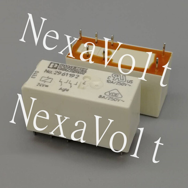 5Pcs Phoenix Contact No.2961192 Power Relay 8-Pins 8A 24VDC