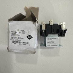 White Rodgers 90-340 Relay 24VAC Coil DPDT 1/2 HP 125/250Vac L36-901 91-901 E47